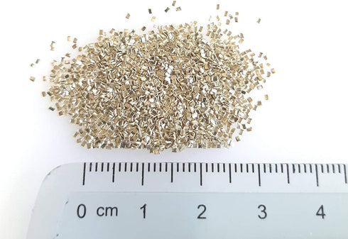 Silver Chip Solder (Easy) 3 grams (~2000 pcs) 0.5 x 1.0 x 0.25mm Ultra Tiny Made in USA by CRAFT WIRE...