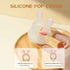 Baby Fruit Feeder Set, BPA Free Baby Food Feeder Food Grade Silicone Feeder for Baby with Freezer Tray and Pacifier Chain (White Rabbit)...