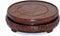 GOLDY&WENDY Round Brown Rosewood Pedestal Base Display Stand (3.8" Inside Diameter)...