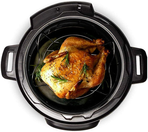 Steamer Rack Trivet with Handles Compatible with Instant Pot Accessories 3 Qt 5 Quart, Pressure Cooker Trivet Wire Steam Rack, Great for Lifting o...