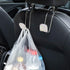 SAVORI Car Headrest Hooks Bling Car Accessories Rhinestones Universal Auto Back Seat Headrest Metal Hanger Organizer Vehicle Holder for Bag Purse ...