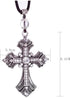 Car Pendant Metal Diamond Hanging Cross, Auto Interior Rearview Mirror Dangle, Interior Decoration Pendant...