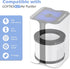 2-Pack KJ7 True HEPA Replacement Filter Compatible with Loytio KJ7 Purifier, with Aromatherapy Tablets...