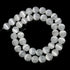 Yochus 8mm White cat-Eye Round Loose Beads Natural Stone Beads for Jewelry Making...
