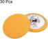 30pcs 32L Fabric Cloth Covered Button 20mm Round Metal Shank Sewing Buttons for Suits Dress Blouses, Yellow...