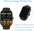 Compatible for Zhizhi P72 Smart Watch Screen Protector (6 Pack) Compatible for SOUYIE 1.91" Smartwatch Flexible Full Coverage Clear TPU Film...