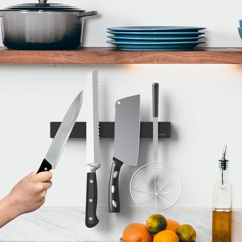 Rich&Ray 12 Inch Knife Magnetic Strip No Drilling, Kitchen Knife Magnetic Holder for Wall, Kitchen Accessories Organizer Bar or Used in Organizing...