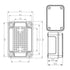 MAKERELE Outside Electrical Box Waterproof Grey 3.74”2.56”2.17” (956555mm) IP67 Small Project ABS Plastic Case with 2 NPT 1/4” Glands...