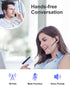 Bluetooth Earpiece V5.2 Wireless Handsfree Headset with CVC8.0 Noise Cancelling Dual Microphone 24Hrs Driving Bluetooth Headset for iPhone Android...