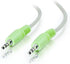 C2G/Cables to Go 27412 3.5mm M/M Stereo Audio Cable, PC99 Color Coded (12 Feet/3.65 Meters)...