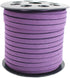 Purple Faux Leather Cord for Jewerly Making 5mm 40 Yards Suede Cord Necklace String Thin Leather Lace Velvet Lace Craft Cord for Bracelet-Choker-D...