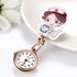 Avaner Nurse Watches Cute Cartoon Design Clip-on Fob Watches Analog Quartz Hanging Lapel Watches for Women (5 Pcs)...