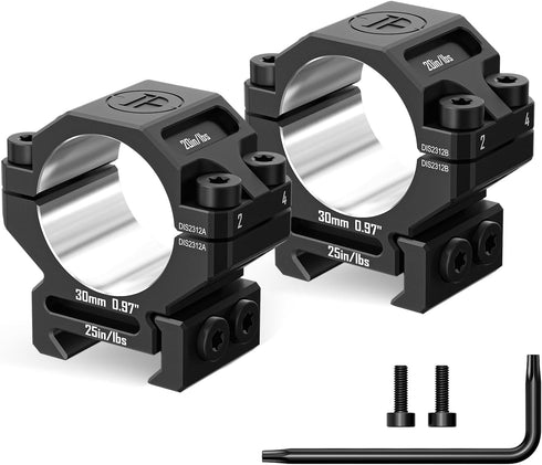 Precision Scope Rings, Precision Lapped Riflescope Mounts for Picatinny Rails...