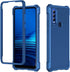 for Cricket Ovation 3 case, with Tempered Glass Screen Protector 360 Full-Body Soft TPU Bumper Shockproof Silicone Protective Phone Cover Case for...