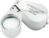 Pineapple 30X Jewelers Loupe Magnifier with Light, Jewelry Eye Loop Lighted Pocket Magnifying Glass for Coins, Diamonds, Gems, Plants (Metal)...
