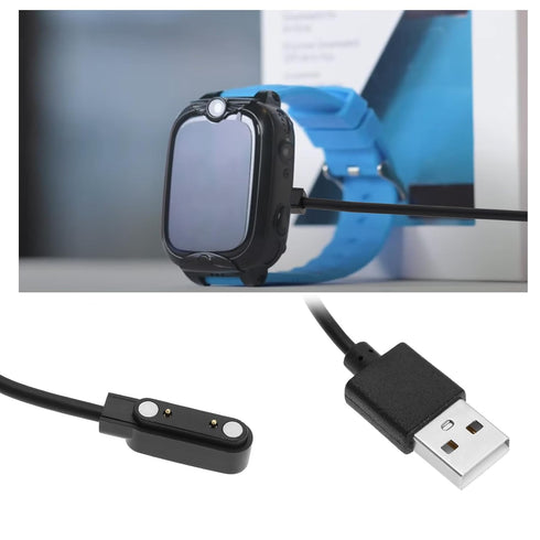 2PCS USB Charging Cable Compatible with XPLORA XGO2 Replacement Charger Dock Cradle Adapter Smartwatch Accessories 60cm Length Black...