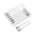 12pcs 18Gauge Stainless Steel Dispensing Needles, 1 1/2" All Metal Glue Needle Tube Blunt Tips Luer Lock for Thick Liquids, Ink, Glue, Lab Use...