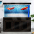 Undersea Aquarium Background, Blue Ocean Sea Sunshine Underwater Fish Tank Decorations Backdrop, Ecological Submarine Landscape Fish Tank Backgrou...