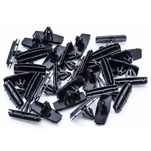 Rexka 30pcs Fender Flare & Rocker Moulding Clip 68039280-AA Compatible with Jeep Wrangler JK & Unlimited JK Ram 4500 Ram 5500...