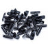 Rexka 30pcs Fender Flare & Rocker Moulding Clip 68039280-AA Compatible with Jeep Wrangler JK & Unlimited JK Ram 4500 Ram 5500...