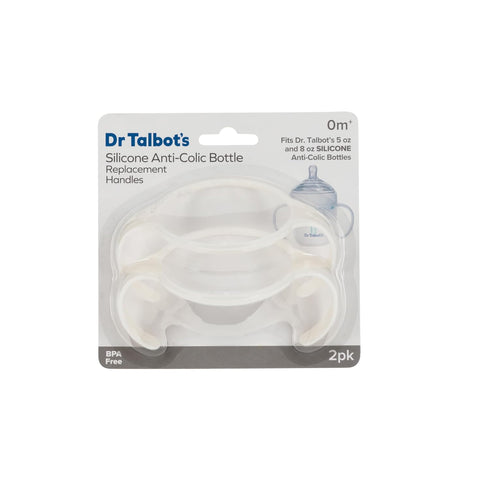 Dr. Talbot's Silicone Anti-Colic Bottle Replacement Handles - Feeding Supplies for Newborn - (2-pack) Fits 5 oz and 8 oz Bottles...