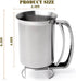 Stainless Steel Pancake Batter Dispenser, Batter Dispenser with Squeeze Handle, Professional Pancake Dispenser for Pancakes, Cupcakes, Muffins, an...