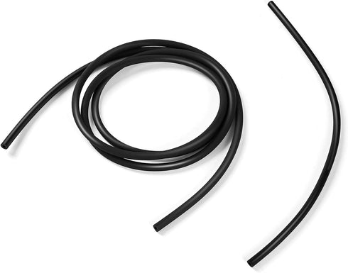DLM Silicone Hose for Sanitizer Machine- 2 PCS High Grade Vacuum Replacement Silicone Tubing, Silicone Vacuum Tubing Hose Black 60 psi Maxiumn Pre...