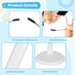 4 Pcs Doll Stands, Adjustable Display Stands for 13-18in American Dolls, Action Figure Support Brackets, White Doll Organizing Holders, PVC Displa...