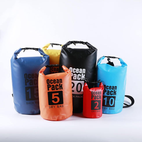 Floating Waterproof Dry Bag for Travel 5L/10L/20L/30L, Roll Top Sack Keeps Gear Dry for Kayaking, Rafting, Boating, Swimming, Camping, Hiking, Bea...
