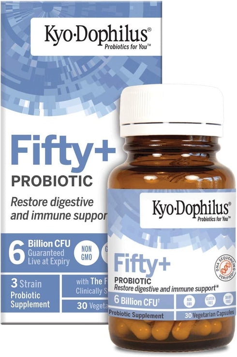 Fifty Plus Probiotic, 30 Count, 6 Billion CFU...