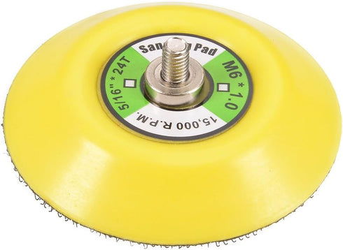 uxcell 3" Hook and Loop Backing Pad Sanding Polishing Backer Plate with M6 x 1.0 Thread for Random Orbit Sander Polisher Buffer...