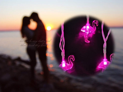 WIND Flamingos Holiday LED Christmas Light Phone Charging Cable, 8 LED Pink 50inch Charger Cord for Phone 14/Pro Max/Pro/Plus,Phone 13/Pro Max/Pro...