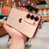 for Samsung Galaxy A15 5G Case for Women Girls, Cute Love Heart Luxury Plating Bumper Full Camera Protection Soft TPU Silicone Shockproof Slim Pro...