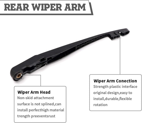 Rear Wiper Arm Blade Nut Set Replacement for Honda Pilot 2003-2008,if applicable, Back Wiper Accessories Assembly For Windshield Window,OE: 76740-...