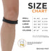 Cho-Pat Original Knee Strap, Patella Support for Runner’s Knee, Jumper’s Knee, Osgood Schlatter’s, and Chondromalacia, Black, X-Large...