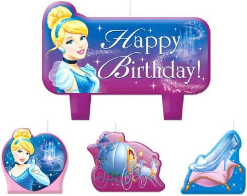 Mini Molded Cake Candles | Disney Cinderella Collection | Party Accessory...