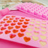 2 Pack Silicone Mini Hearts Molds with 2 Droppers Ice Cube Heart Mold Mini Hearts Shape Mould for Baking Silicone Molds for Chocolate Gummy Candy ...