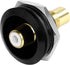 QIANRENON Gold Plated RCA Embedded Threaded Fixed Adapter, RCA Female to Female Panel Mount AV Connector,for TV Subwoofer Speaker Amplifier Phono ...