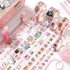 PRSTINCOL Cute Cat Scrapbooking Kit,Scrapbook Supplies Kit with Cat Dessert Theme for Junk Journal, Bullet A6 Grid Notebook DIY Scrapbook Birthday...