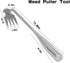 Weed Puller Tool, Stainless Steel Manual Weeding Tool, 2024 New Weeding Tool, 4-Tooth Gardening, Easily Remove Weeds from Plants, Yards,Farms,Gard...