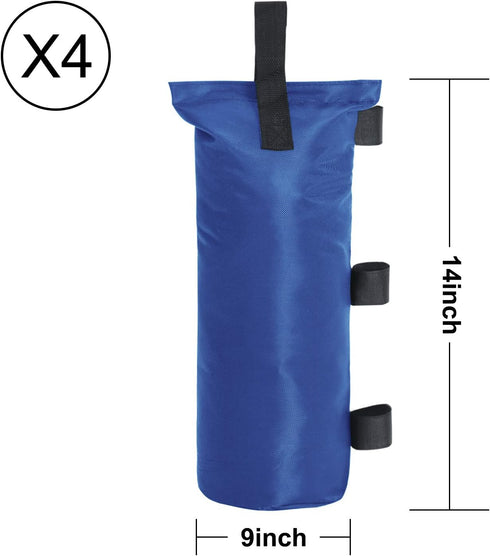 MASTERCANOPY 112lbs Canopy Weight Sandbags (9"x14",Blue)...