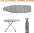 Ironing Board Cover and Pad 15x54 inch Standard Size Ironing Board Cover with Elastic Edge 4 Fasteners, Thick Padding, Heat Reflective, Scorch Res...