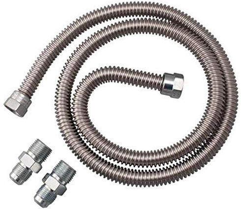 Dormont Supr-Safe Gas Appliance Connector Kit (0243303) 30-3131KIT-36B - 5/8 In. OD (1/2 In. ID) 1/2 In. MIP X 1/2 In. MIP X 3/4 In. MIP X 36 In. ...