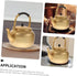 Vintage Aluminum Kettle Hot Water Kettle Coffee Kettle Coffee Tea Pot Water Boiler Pot Aluminum Tea Kettle Boiling Tea Pot Portable Water Boiler M...