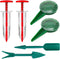6pcs Seed Spreader Tool Set, Including 2 Small Seed Planter Sower Handheld Plastic 2 Mini Sowing Seed Dispenser 2 Tiny Seedlings Dibber and Widger...