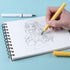BFANGZ Everlasting Pencils,Inkless pen,lapiz infinito,No Sharpen 0.7mm, 4Pcs Pencils With 8Pcs Replaceable Pencil Leads,1Pcs Transparent storage b...