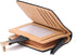 Women's Long short Leather Money Clip Card Case Holder Purse Zipper Buckle Elegant Clutch Wallet?pair? (Black)...