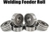 MIG MAG Welding Feed Roller Wire Drive Wheel 0.6mm 0.8mm 1.0mm Knurl K Groove for Steel Aluminum Flux Cord Wire Welding Machine Accessory Solderin...