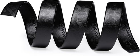 Barry.Wang Ratchet Belt Buckle Strap Replacement 1 3/8”,Leather Belt Straps for 40MM Slide Click Buckle,Trim to Fit...
