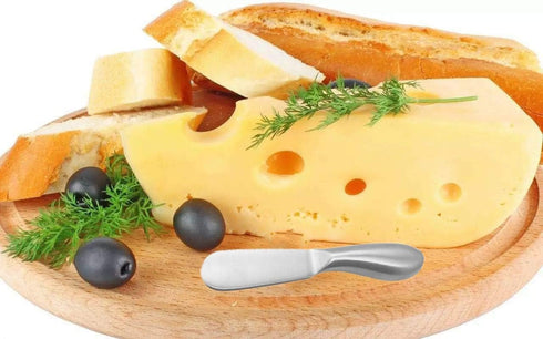 4 Pcs Spreader Knife Set, Stainless Steel Multipurpos Cheese and Butter Spreader Knives...